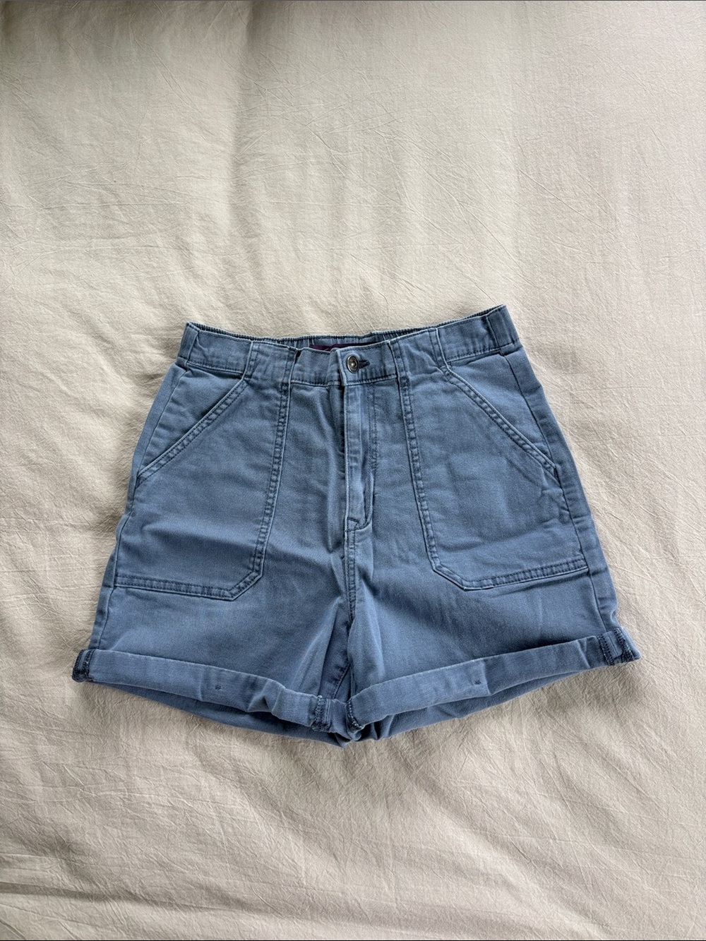 Blue Cargo Shorts - S